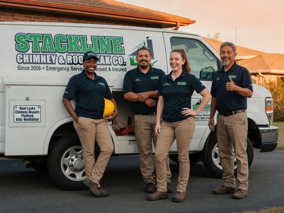 Chimney flashing repair company in Douglas, OK